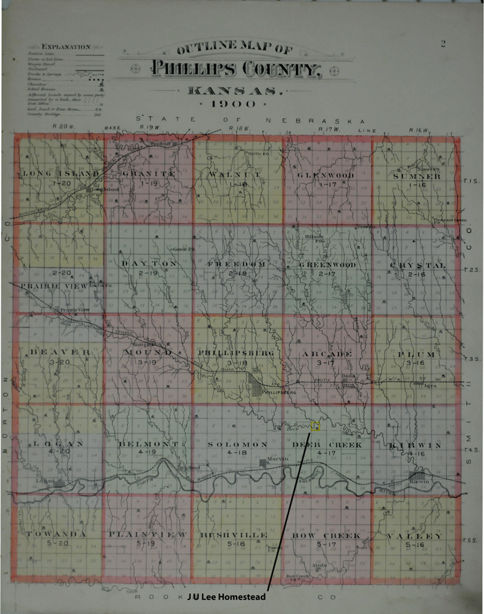 Phillips Co Plat with Beach Land