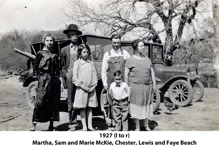 1927 Beach and McKie Families