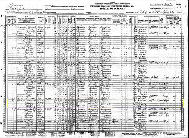 1930 C Corcoran Census