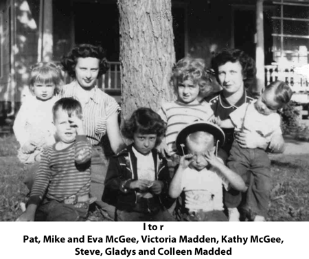 Eva and Gladys with Children