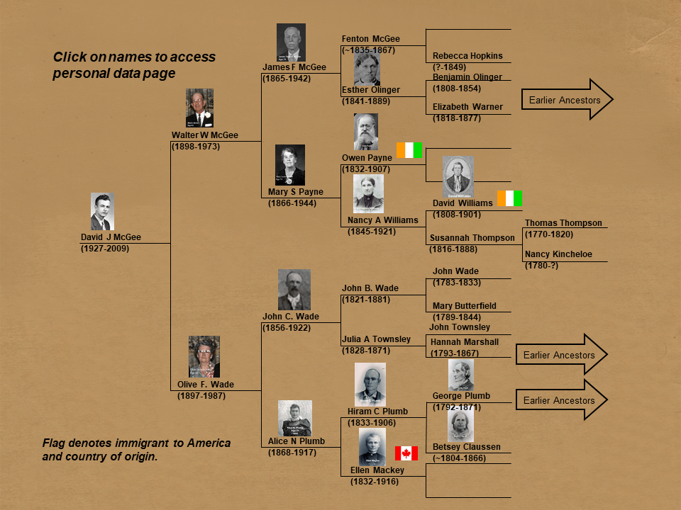 David McGee Family Tree