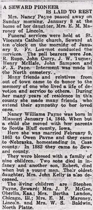 Nancy A Williams Obit 2