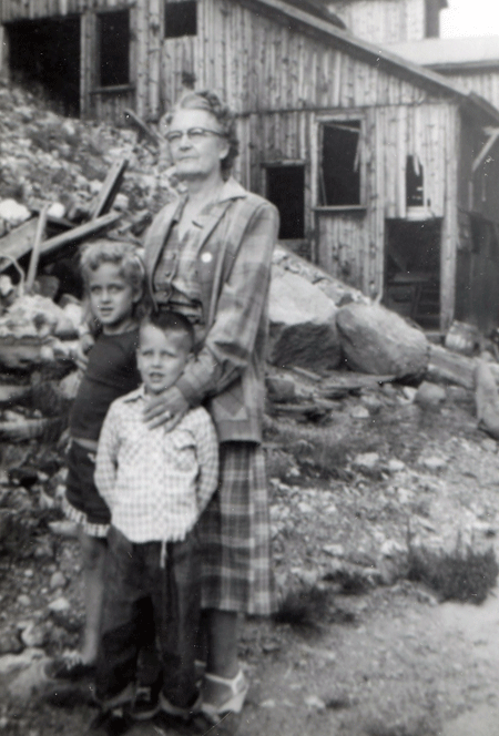 Kathy, Mike and Olive McGee Photograph